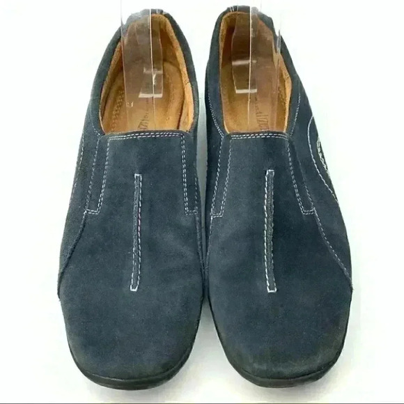 Naturalizer flats sz 7 38 fadrina navy blue suede - Picture 3 of 12
